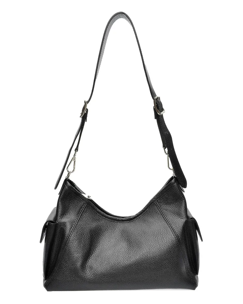 Isabella Rhea Schwarz Rindsledertasche Schwarz