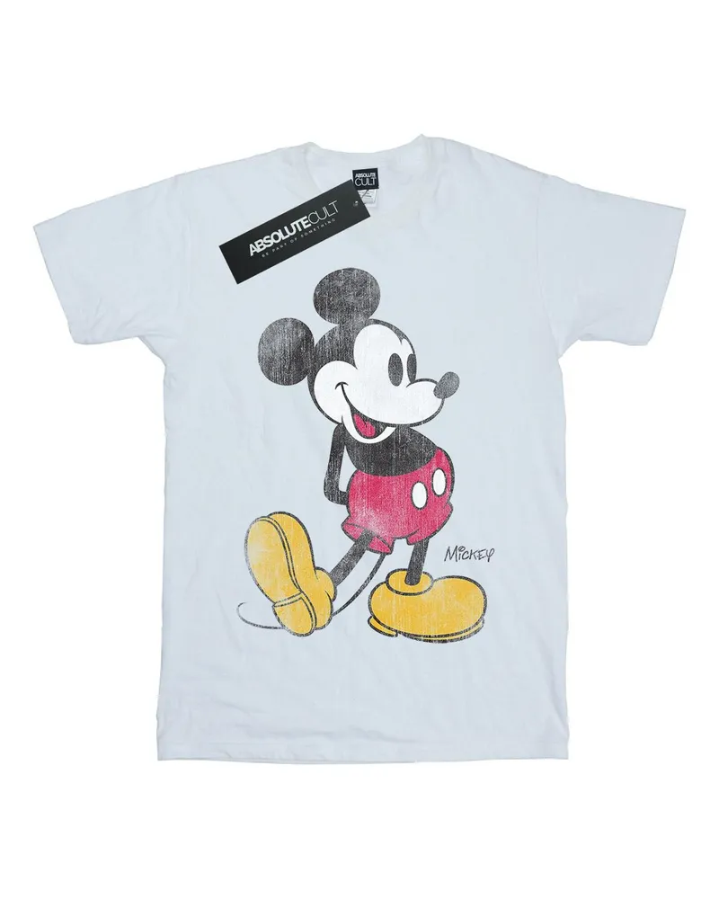 Disney Classic Kick" T-Shirt für Mädchen (Weiß Weiß
