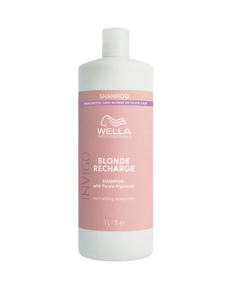 Wella Invigo Blonde Recharge Shampoo Blondes Haar 1000 ml 