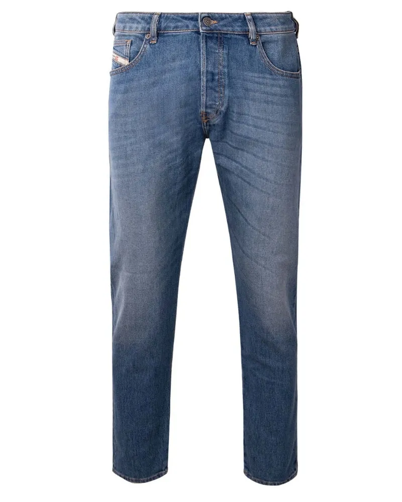 Diesel D-Yennox Tapered Fit Mittelblaue Jeans Blau