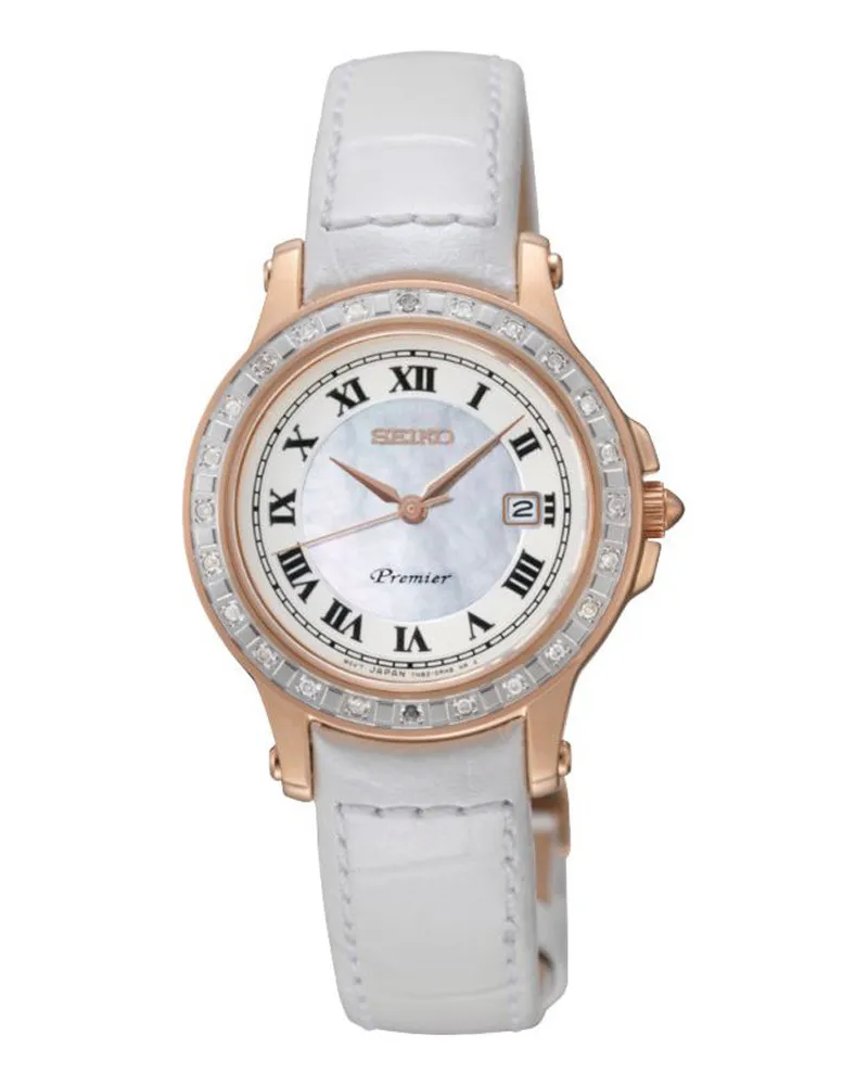 Seiko Damenarmbanduhr  SXDF08P1 (Ø 28 mm Weiß