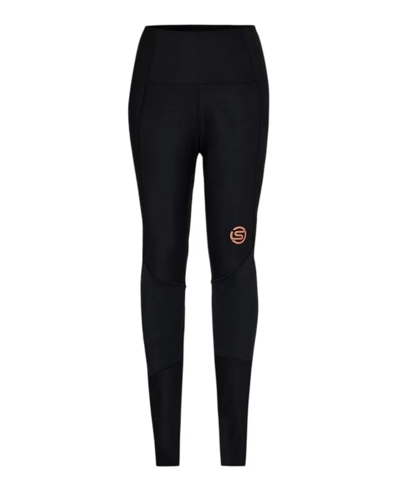 Skins Series-5 Skyscraper" Leggings für Damen (Schwarz Schwarz