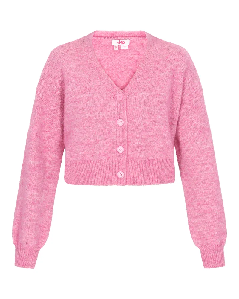 My Mo Strickjacke Frauen rosa Melange Rosa