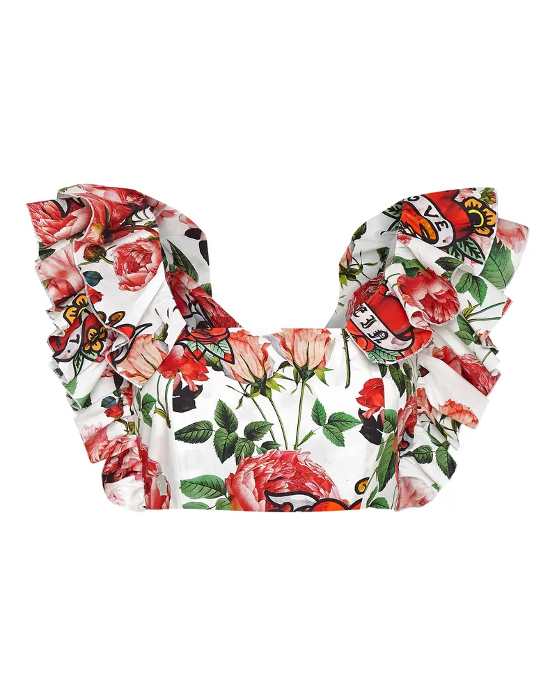 Philipp Plein Top Love Weiß