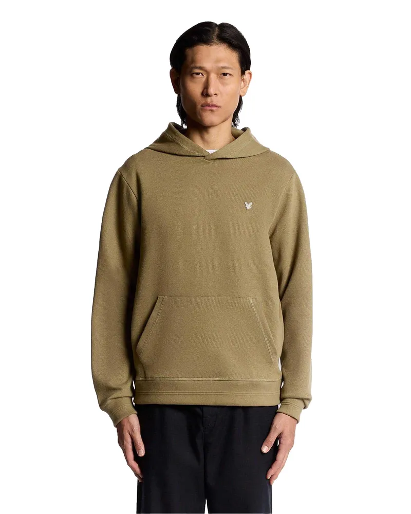Lyle & Scott Kapuzenpullover für Herren, Gewebe (Grün Grün