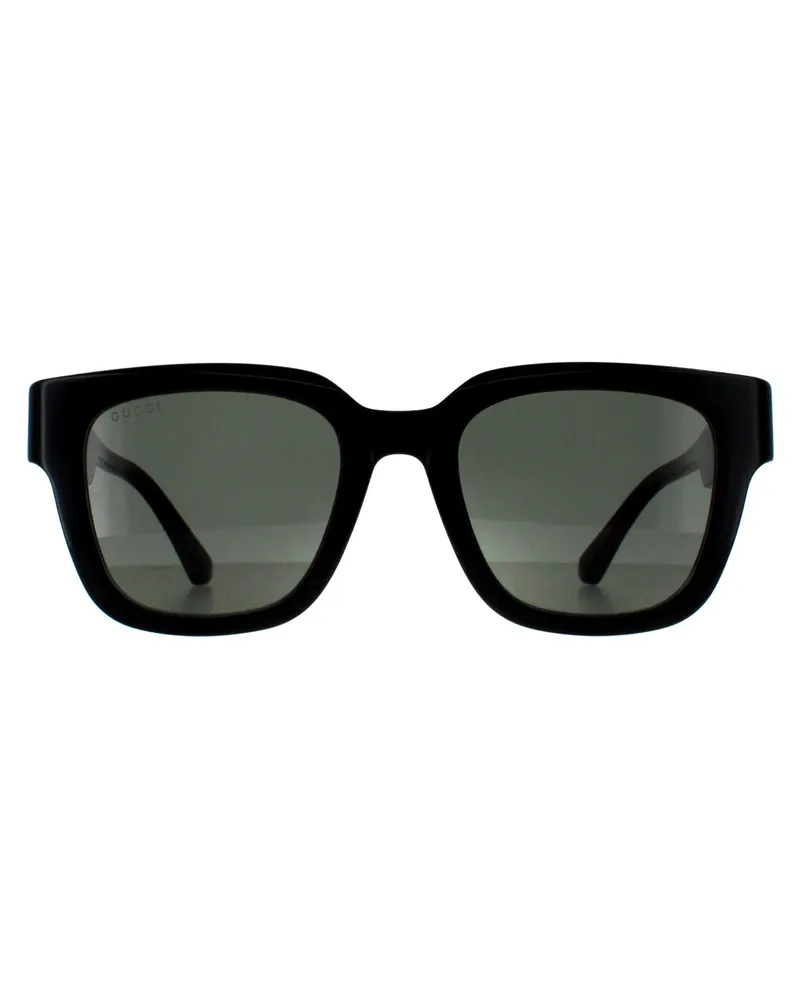 Gucci Square Herren Schwarz mit Havanna Grau GG1670SK Schwarz