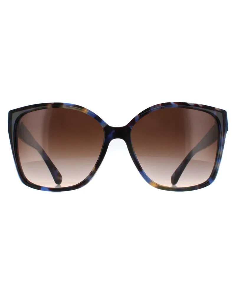 Michael Kors MK2201 Malia 395213 helderblauw schildpad bruin gradiÃ«nt zonnebril Braun