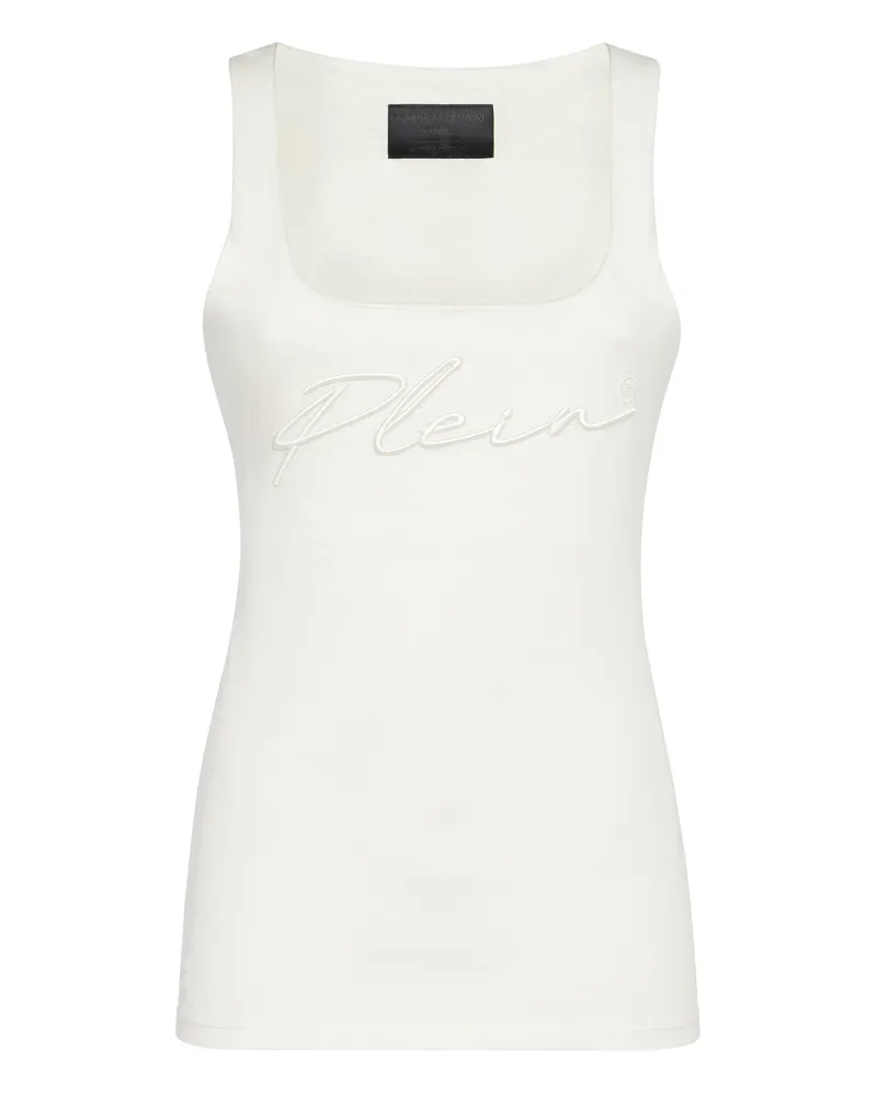 Philipp Plein Tanktop Signature Creme