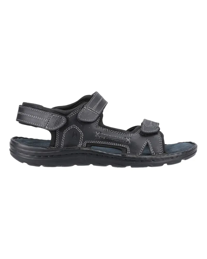 Hush Puppies Herren Sandalen "Alistair", Leder (Schwarz Schwarz