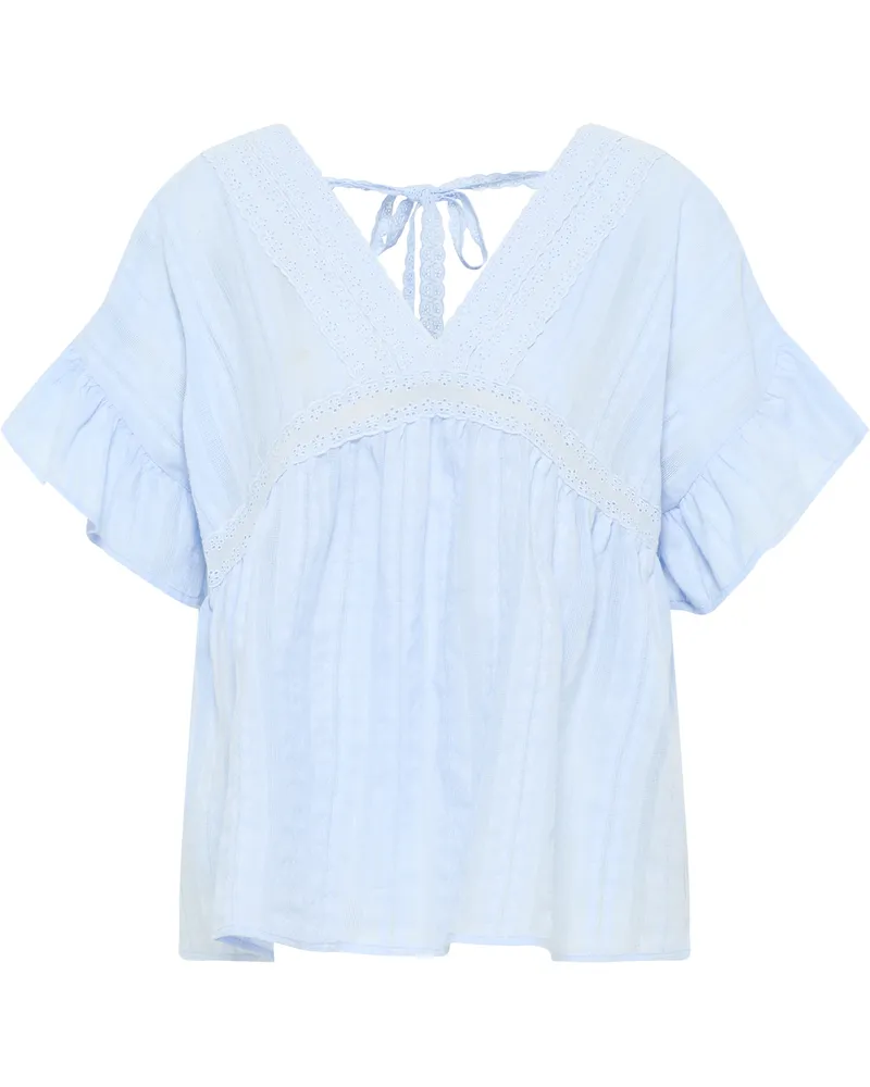DreiMaster Tunika Damen hellblau Blau