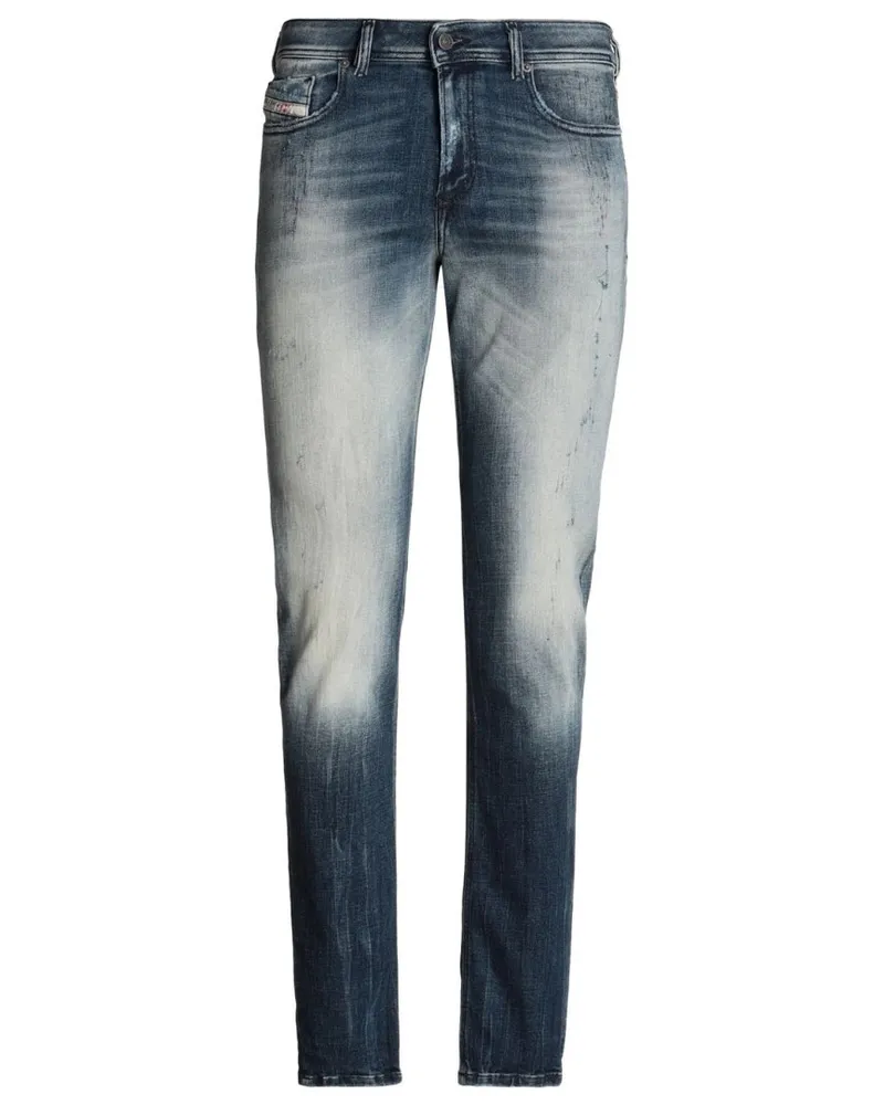 Diesel Sleenker Stone Washed Blue Denim-Jeans Blau