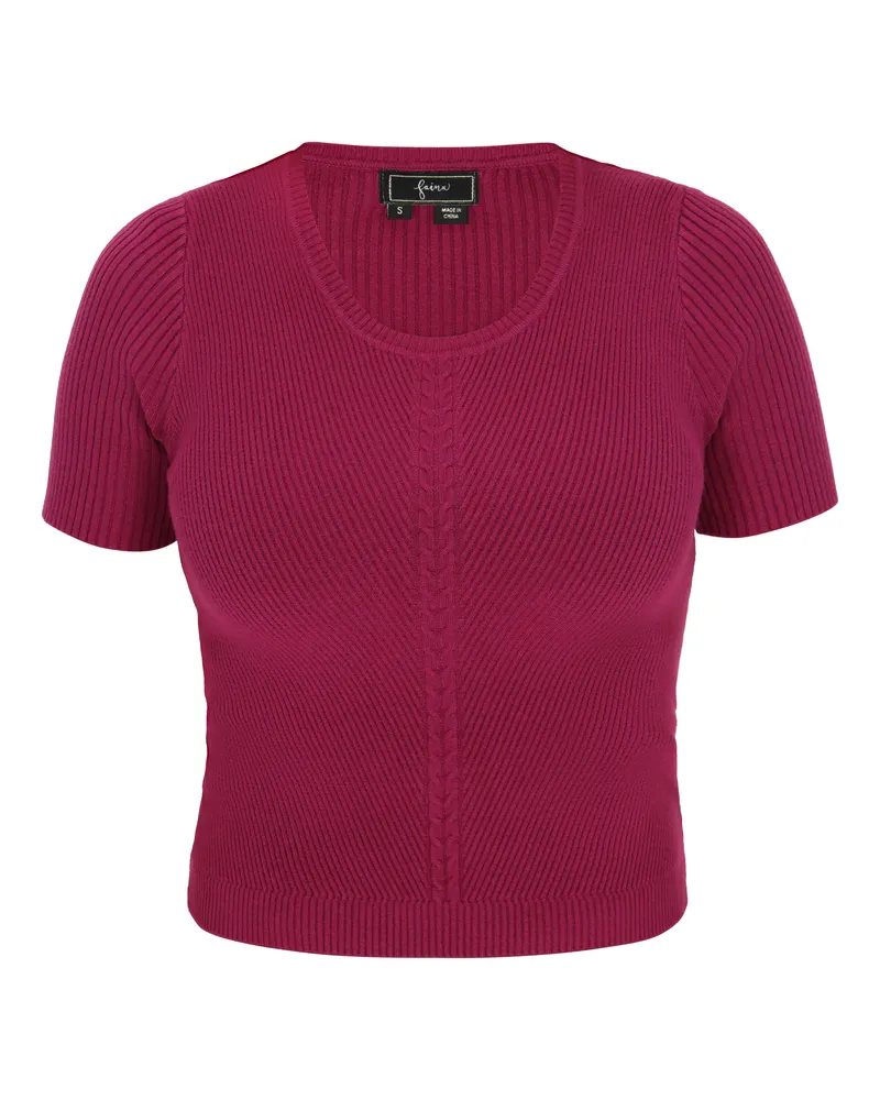 FAINA Pullover Frauen Maulbeere Rosa