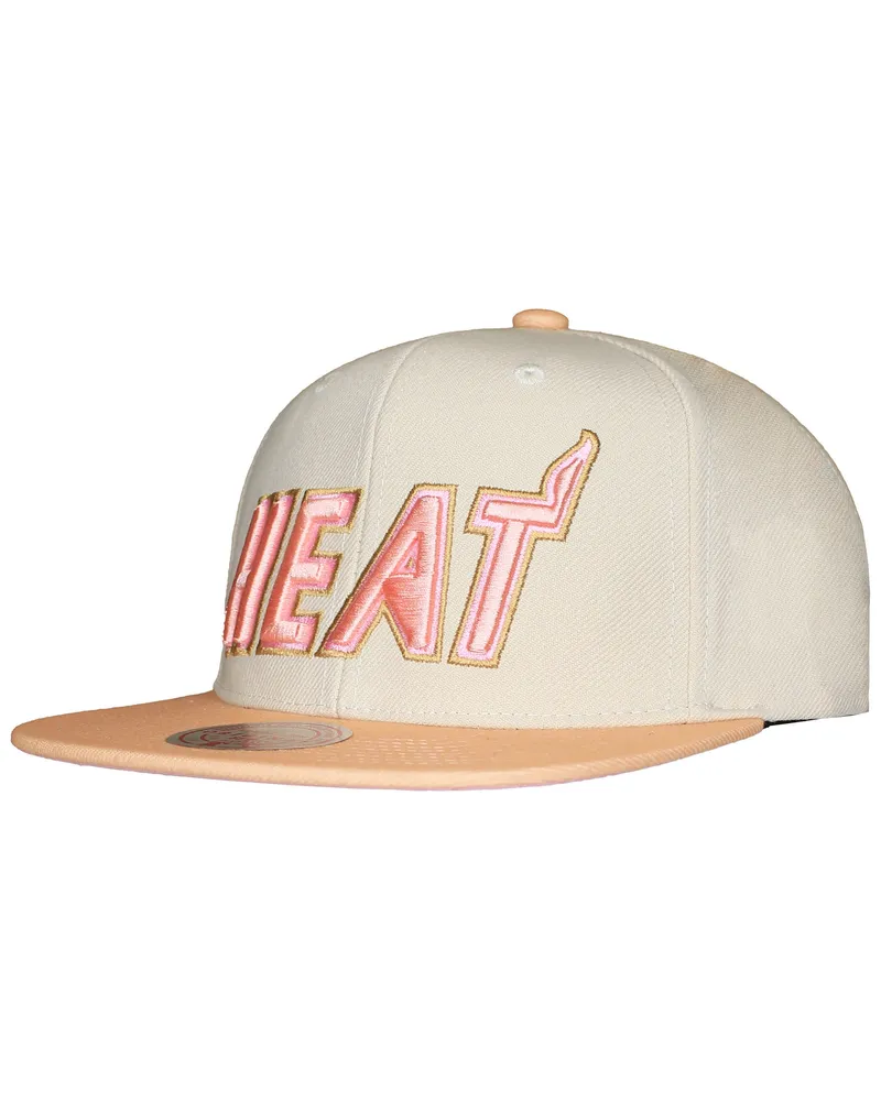 Mitchell & Ness NBA Miami Heat Lovers Lane Cap Wollweiß