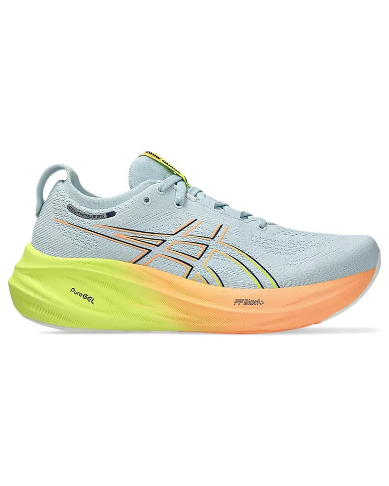 Asics Gel-Nimbus 26 Paris Damen Laufchuhe Blau Blau