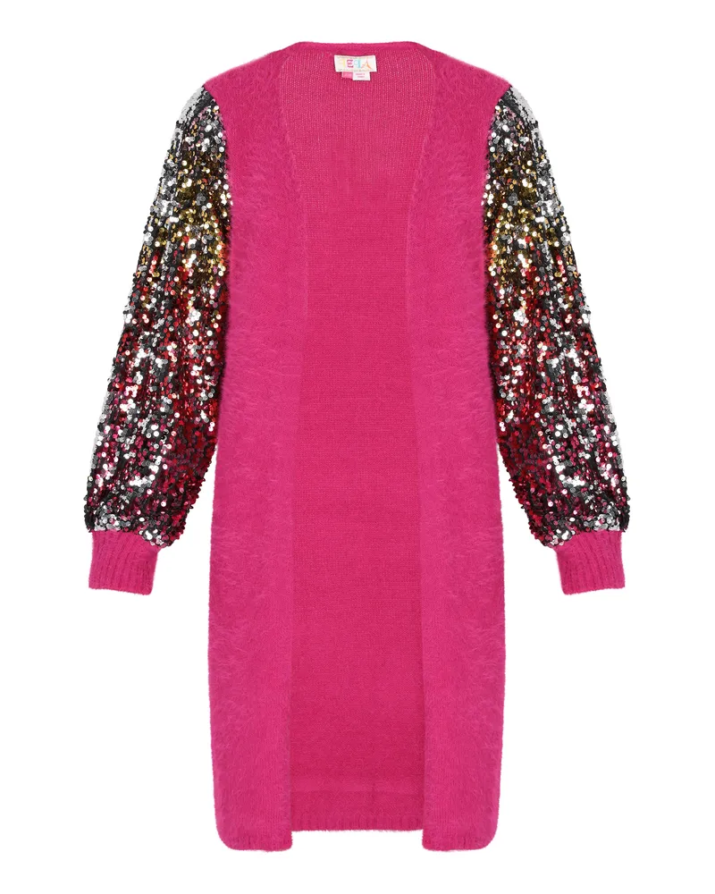 IZIA Strickjacke Damen Rosa Rosa