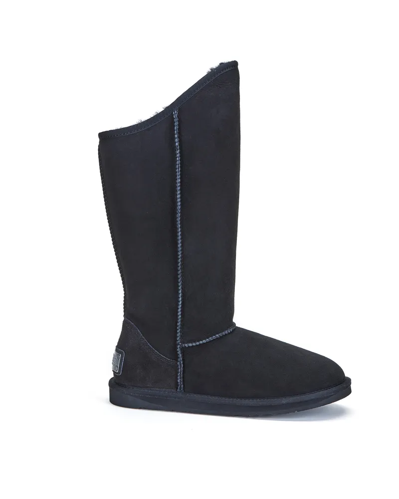 Australia Luxe Gemütliche hohe schwarze Stiefel Schwarz