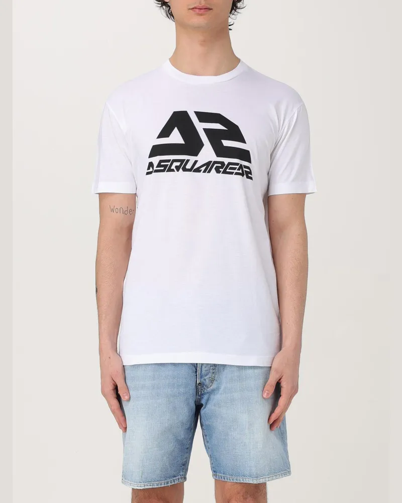 Dsquared2 Logo T-Shirt Weiß