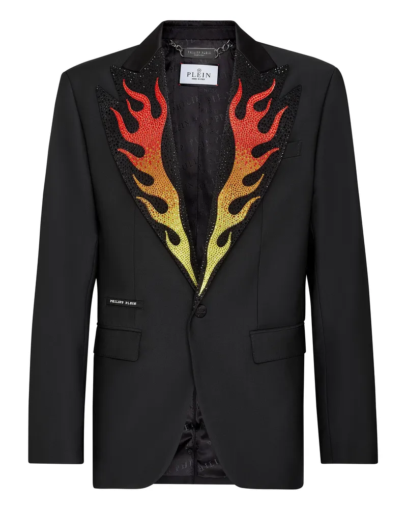 Philipp Plein Blazer Flame Schwarz