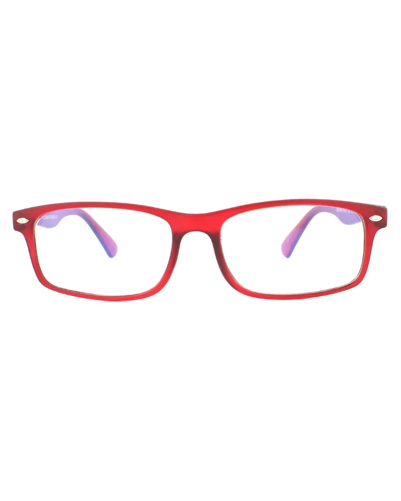 Montana Lesebrille BLF83-B Matte Rot Burgund Blau Light Block +2.50 Rot