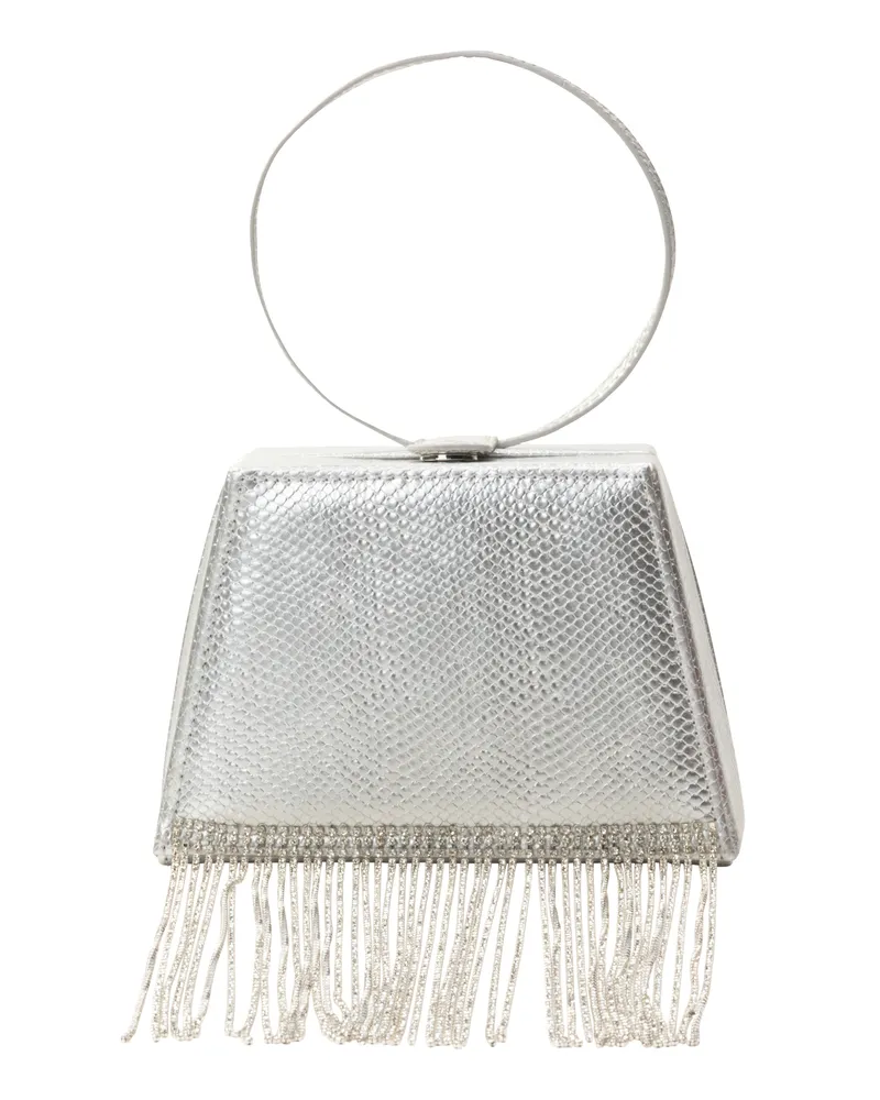 FAINA Clutch/Abendtasche für Damen - Silber Silber