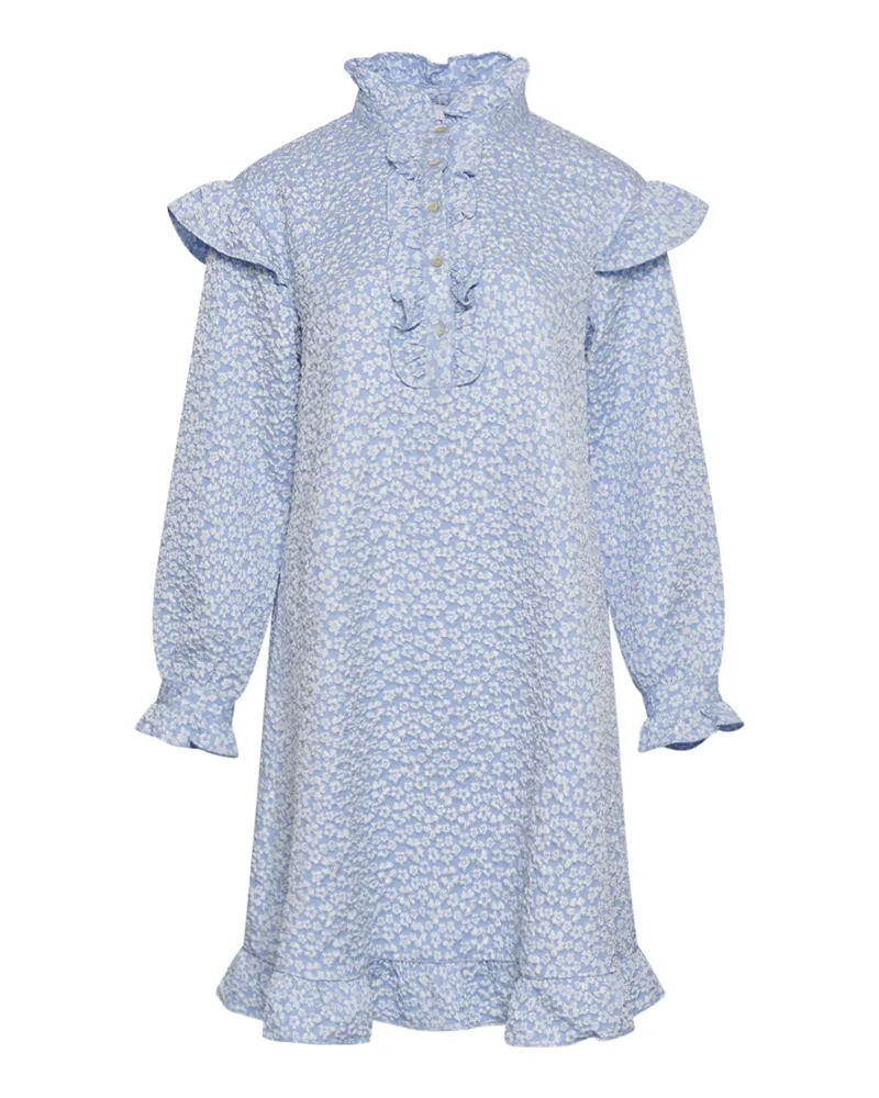 NOELLA Reno Rubin Rüschenkleid Hellblau