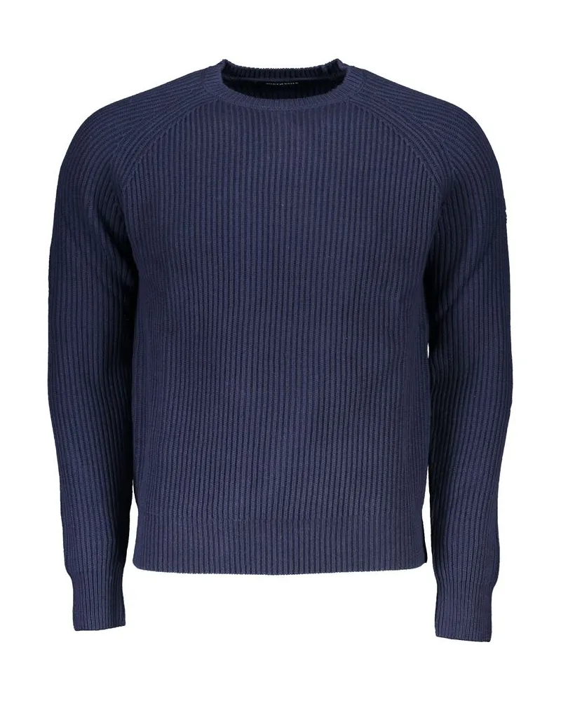 North Sails Rippstrick-Crewneck-Pullover, klassischer Schnitt - Dunkelblau Dunkelblau