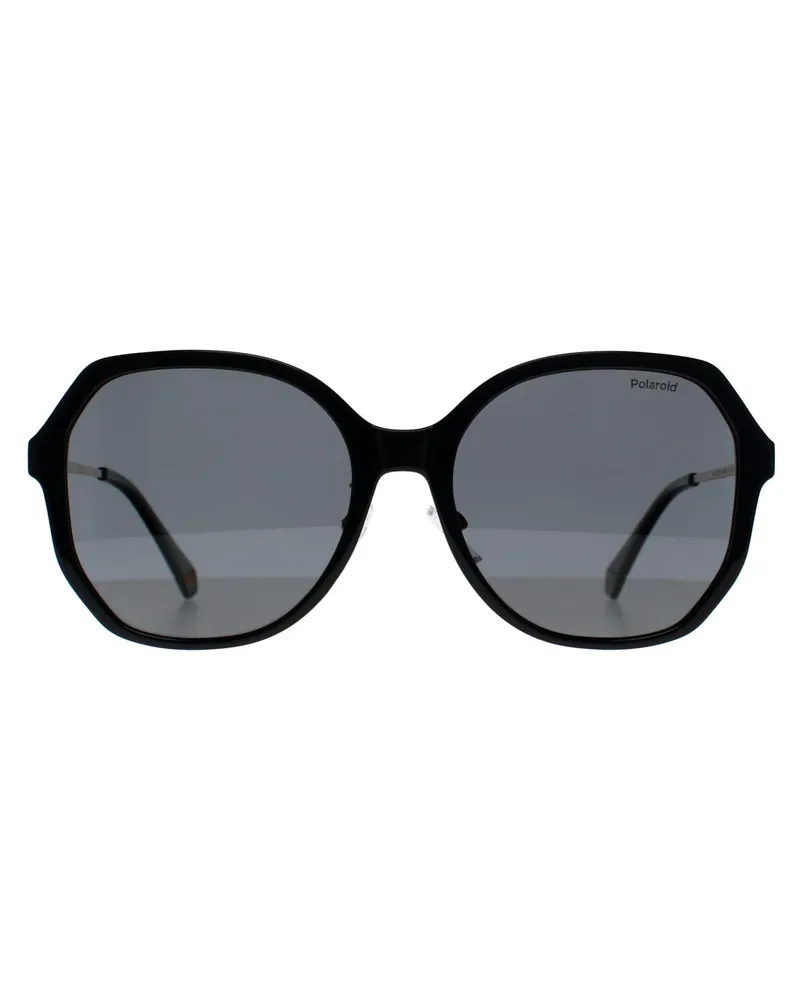 Polaroid PLD 6177/G/S 807 M9 schwarz grau polarisierte Sonnenbrille Schwarz