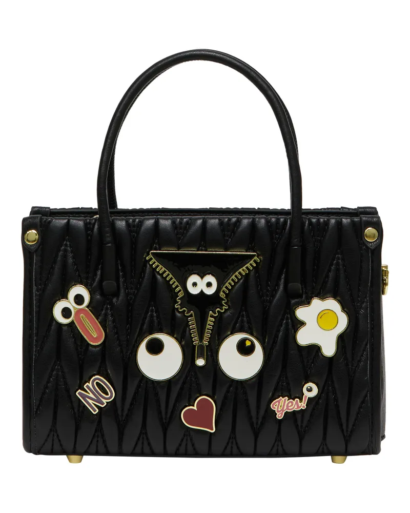 My Mo Handtasche Handtasche Frauen Schwarz Schwarz