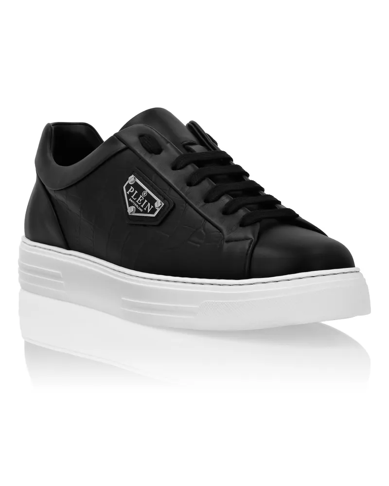 Philipp Plein Low-Top Turnschuhe Schwarz