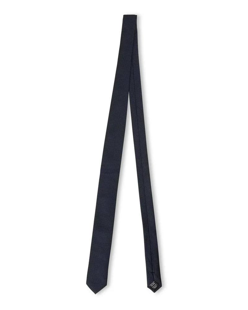 HUGO BOSS Krawatte, Jacquard (Dunkelblau Blau