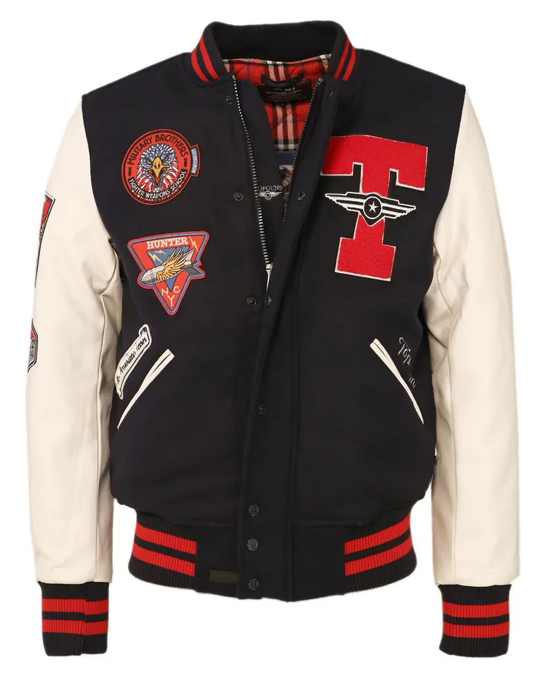 Top Gun Bomberjacke TG22015 Marineblau