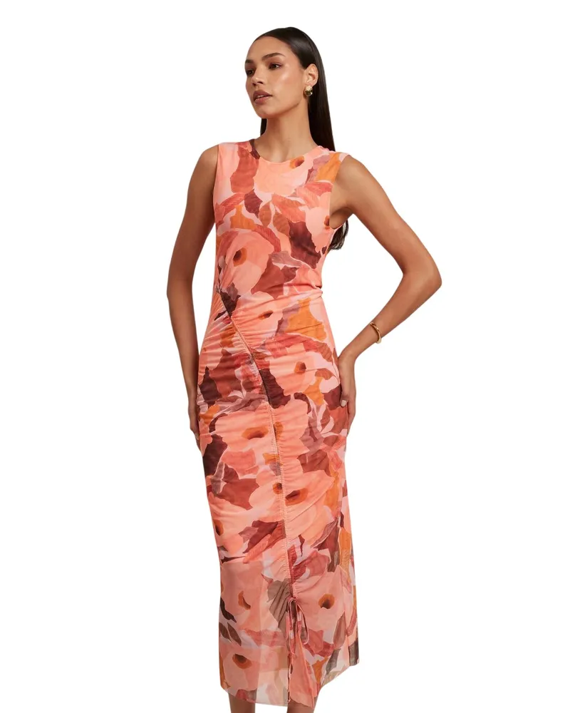 Ted Baker Bodycon Kleid für Damen, Anliegend (Koralle Korallenrot