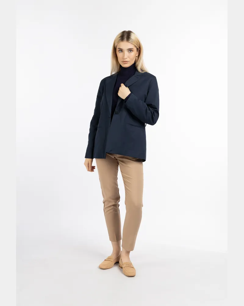 DreiMaster Übergangsjacke Damen Nachtblau Dunkelblau