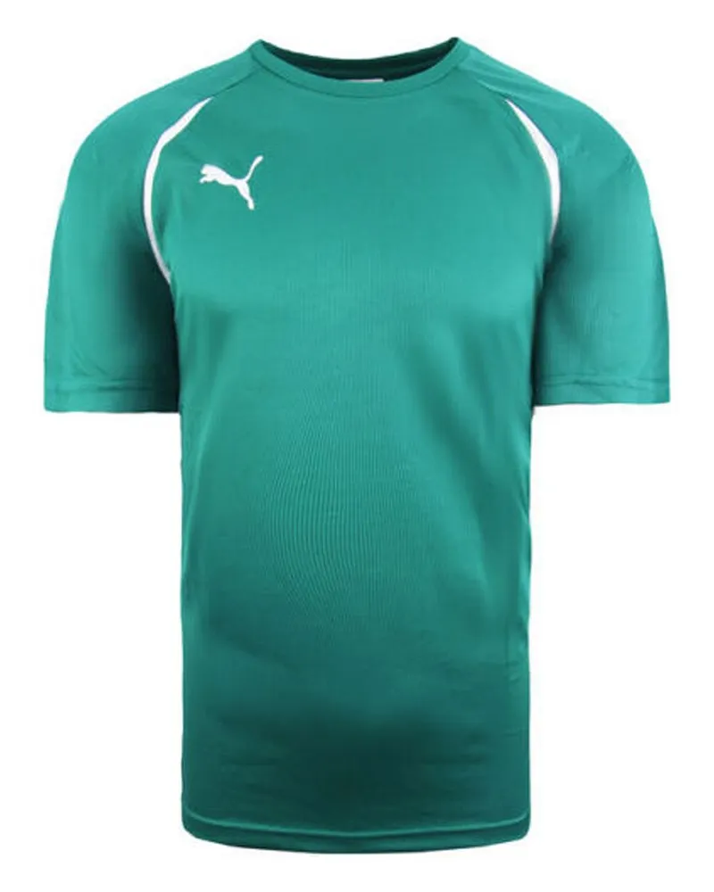 Puma Vencida Kurzarm Crew Crew Hals Green Mens Football Top 700754 05 Grün