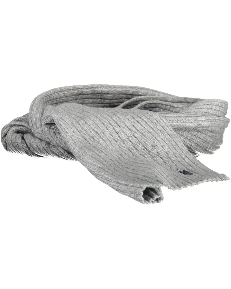 U.S. Polo Assn.  Rippstrick-Schal Grau Silber