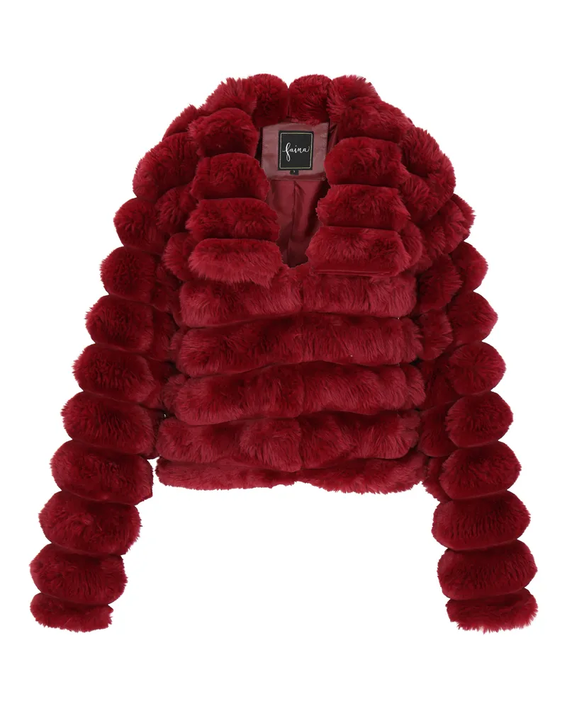 FAINA Jacke Frauen Weinrot Rot