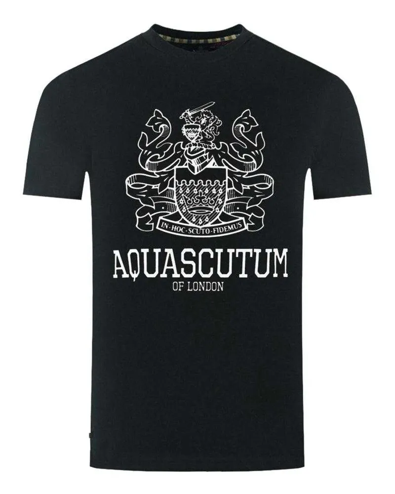 Aquascutum London Aldis" T-Shirt für Herren (Schwarz Schwarz