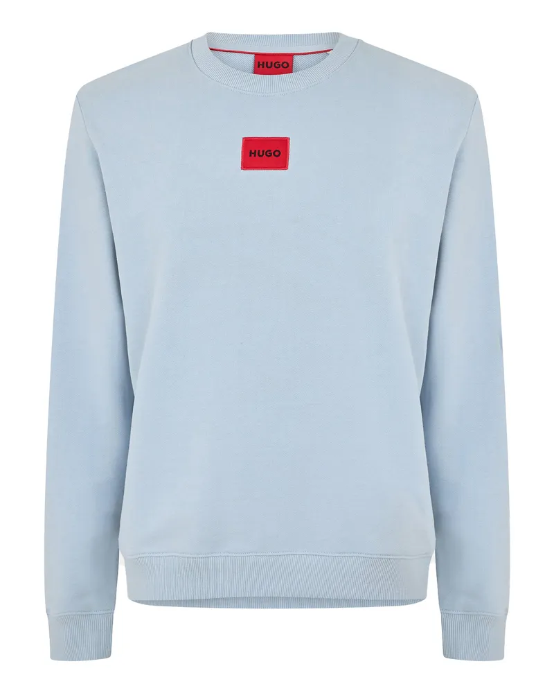 HUGO BOSS Diragol" Sweatshirt für Herren, Rundhalsausschnitt (Hellblau Blau
