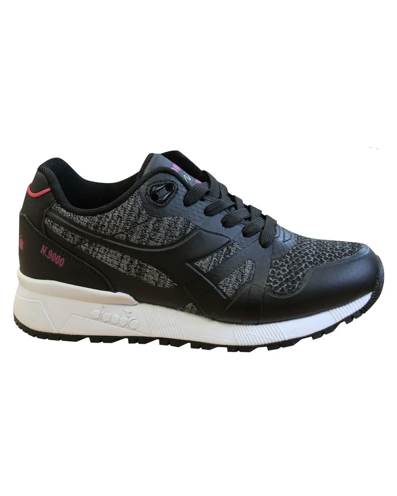 Diadora N9000 Moderna Herren Black Trainer Schwarz