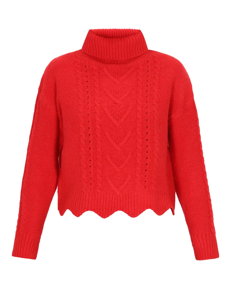 My Mo Pullover Frauen Rot Rot