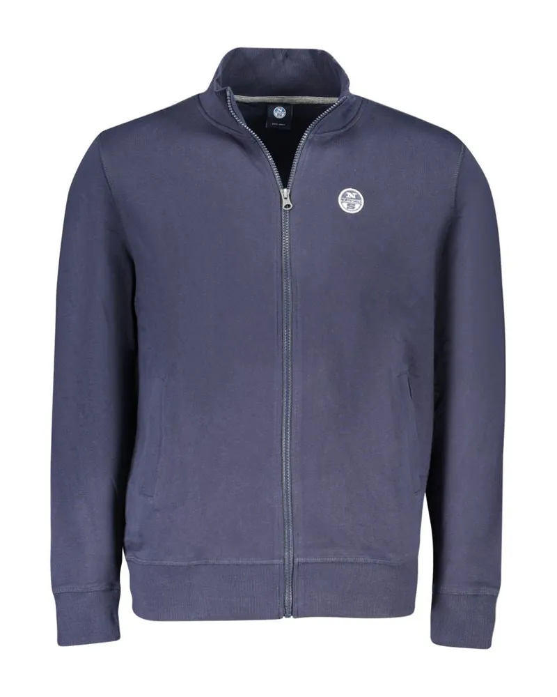 North Sails Blaues Baumwoll-Herren-Sweatshirt Blau