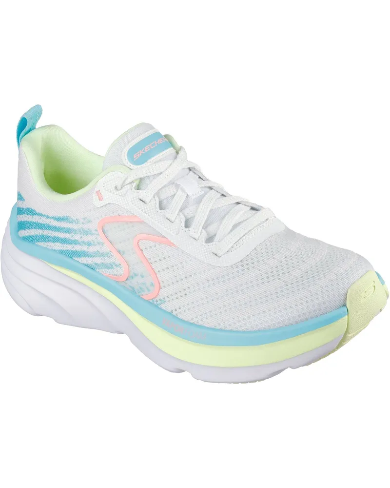 Skechers Performance D'Lux Vapor Cool Breeze Textile Sneaker für Damen - Weiß Weiß