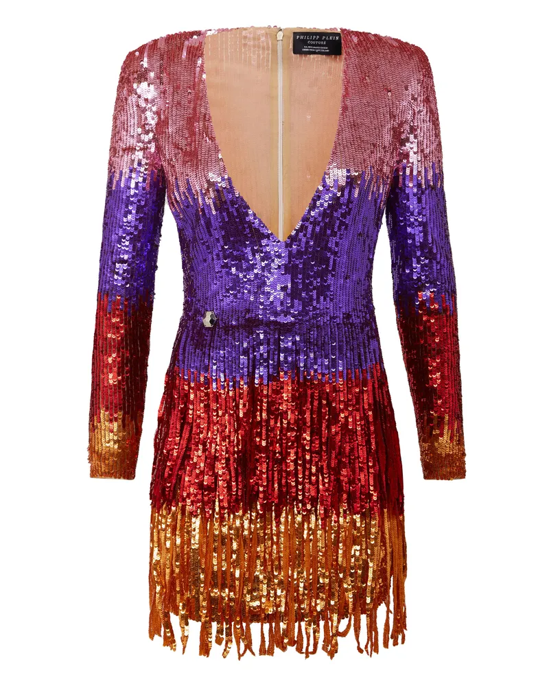Philipp Plein Minikleid Mehrfarbig