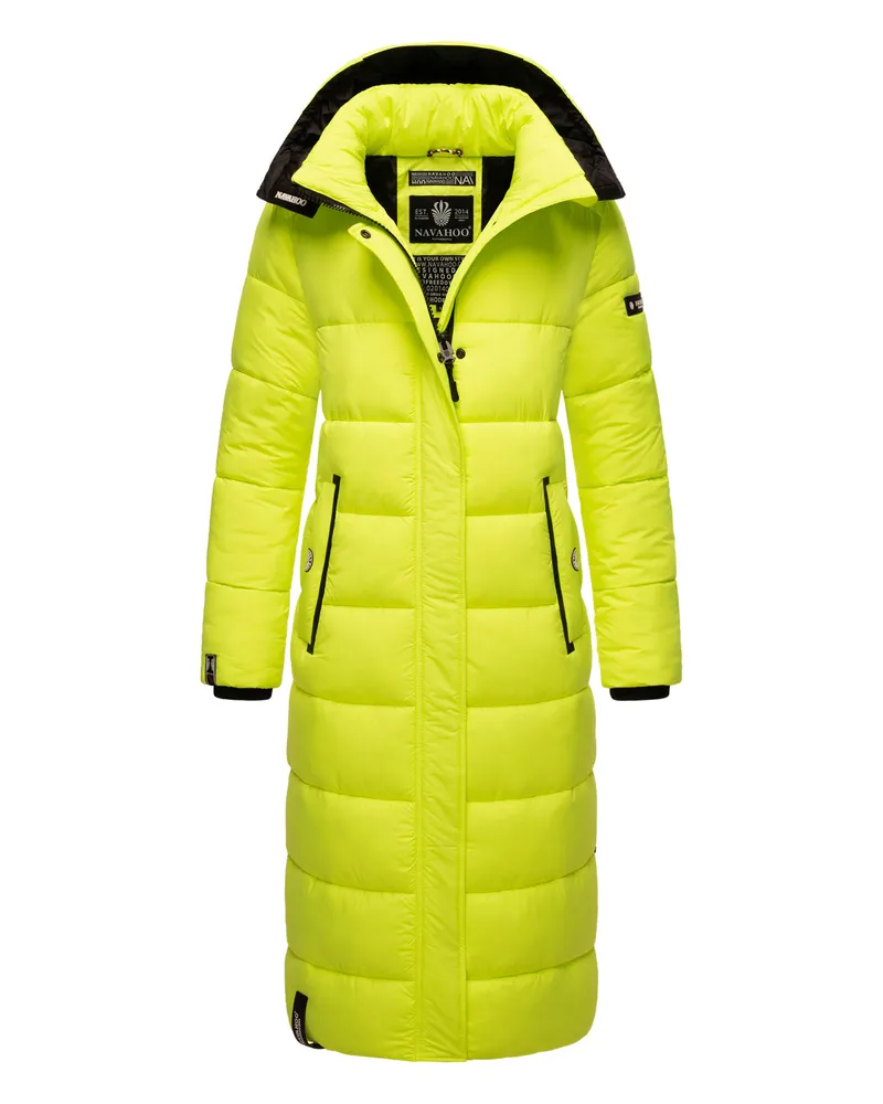 NAVAHOO Isalie Damen Winter Steppjacke – warm, stylisch & wasserabweisend Grün