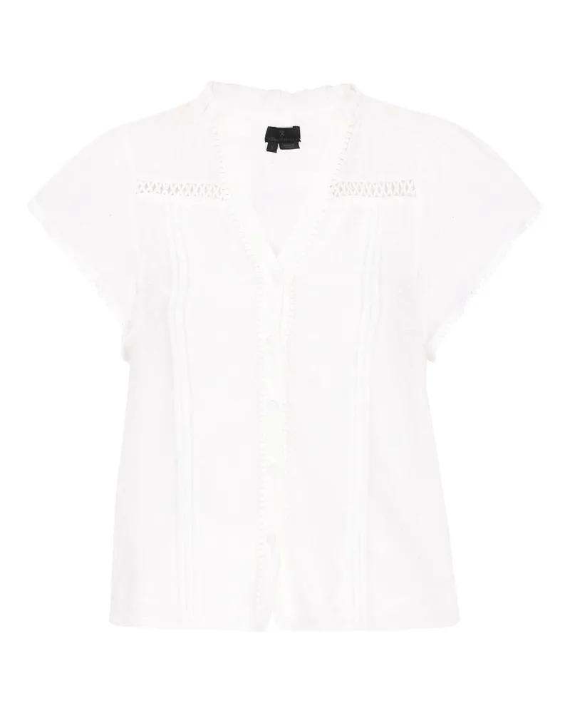 DreiMaster Bluse Frauen Weiß Weiß