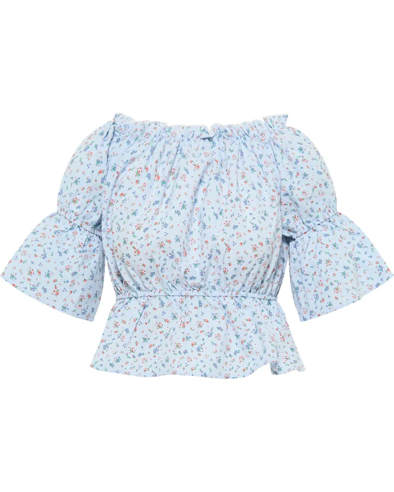 My Mo my Blouse avec motif vichy esha Blau