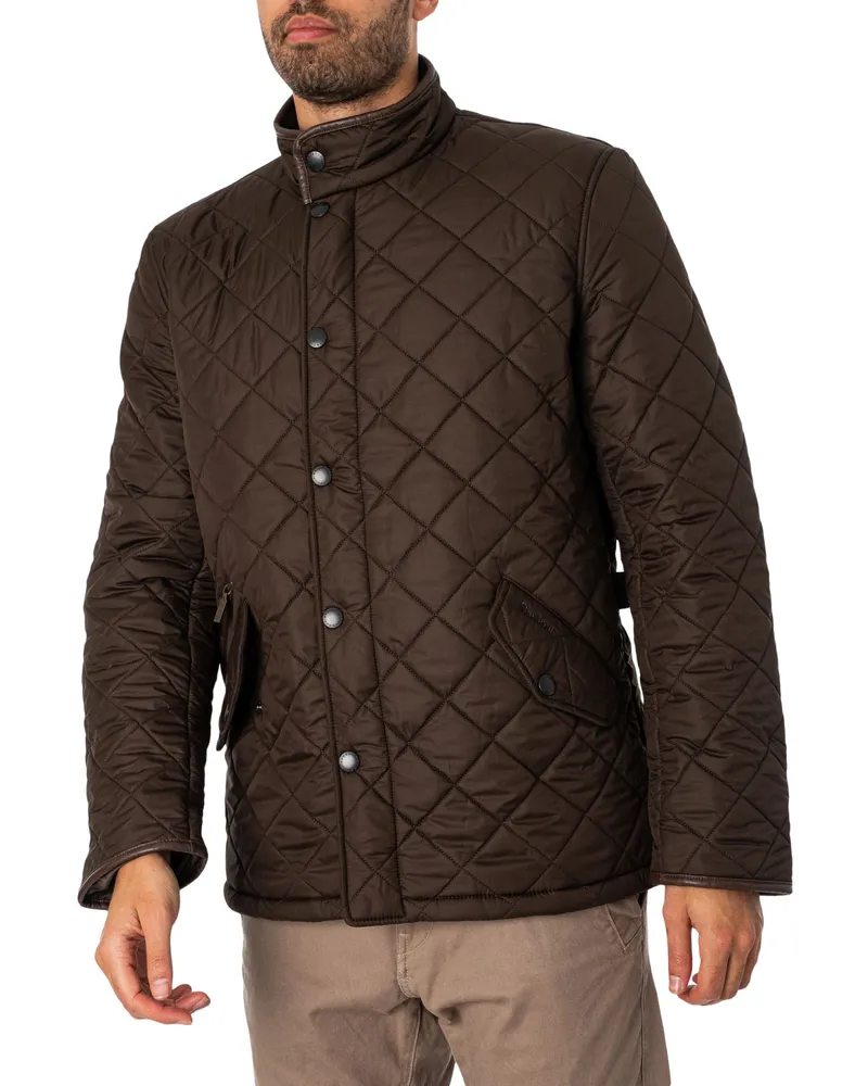 Barbour Powell Steppjacke, Grün Grün