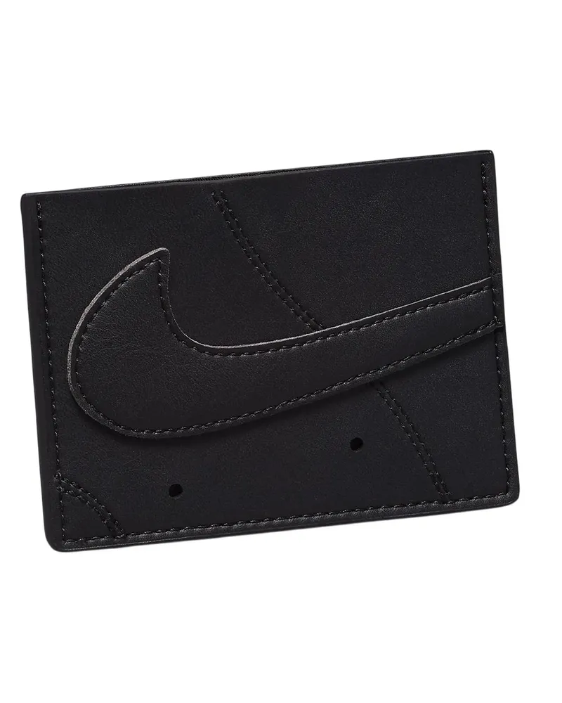 Nike Air Force 1" Brieftasche für Karten Ikone Schwarz