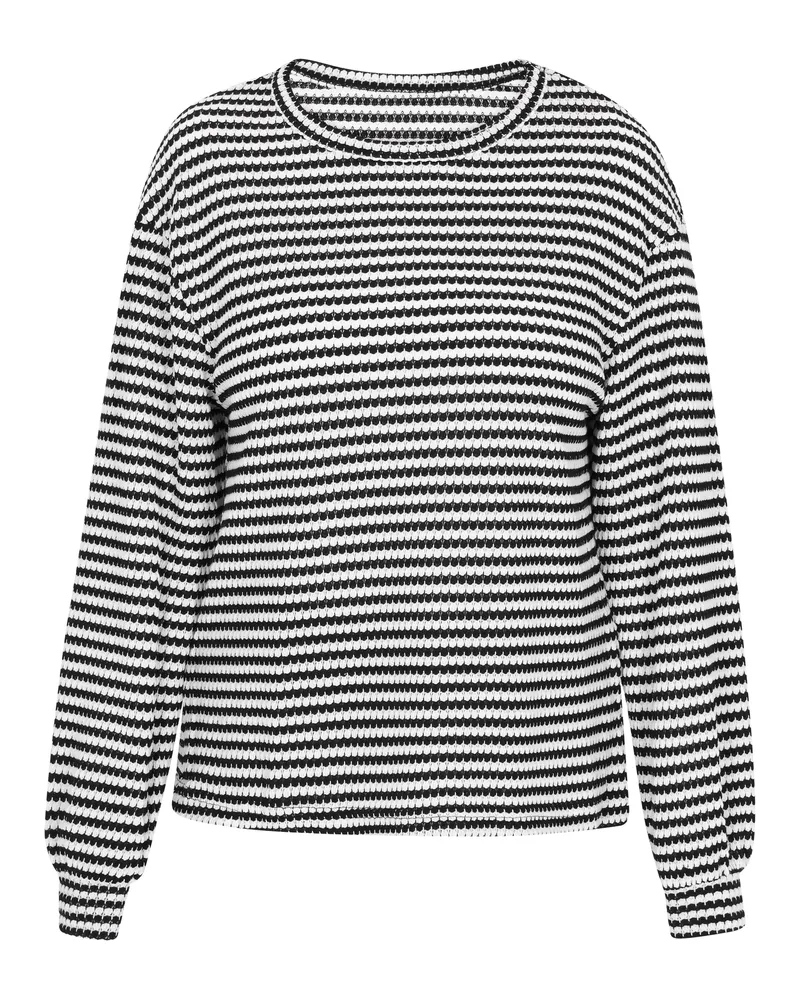 Usha Bluse Frauen Schwarze Streifen Schwarz