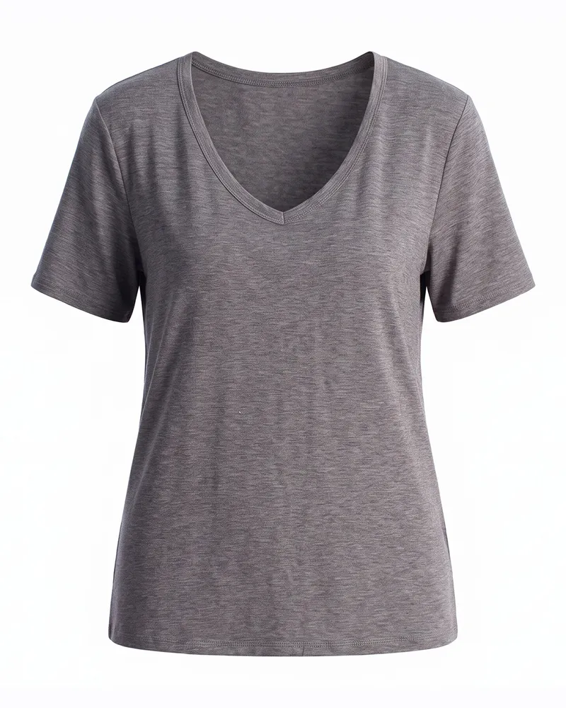 GAP Damen-Sport-T-Shirt mit kurzen Ärmeln, Fit Breathe 866820 Grau